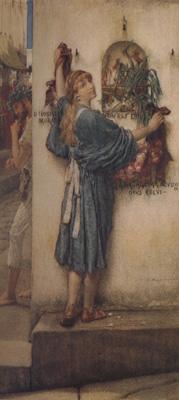 Alma-Tadema, Sir Lawrence A Street Altar (mk23)